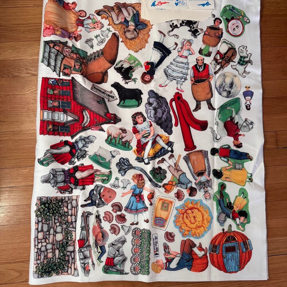 The Story Teller Nursery Rhymes 1993 Felt Board Uncut